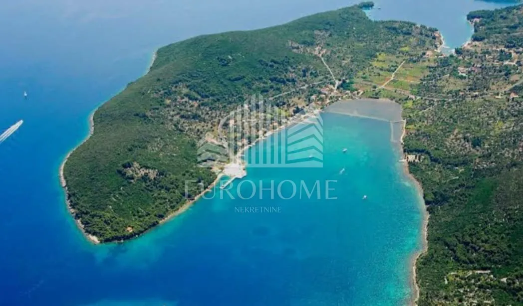 građevinsko zemljište, 1.red do mora,1110 m2,brbinj,dugi otok - slika 3