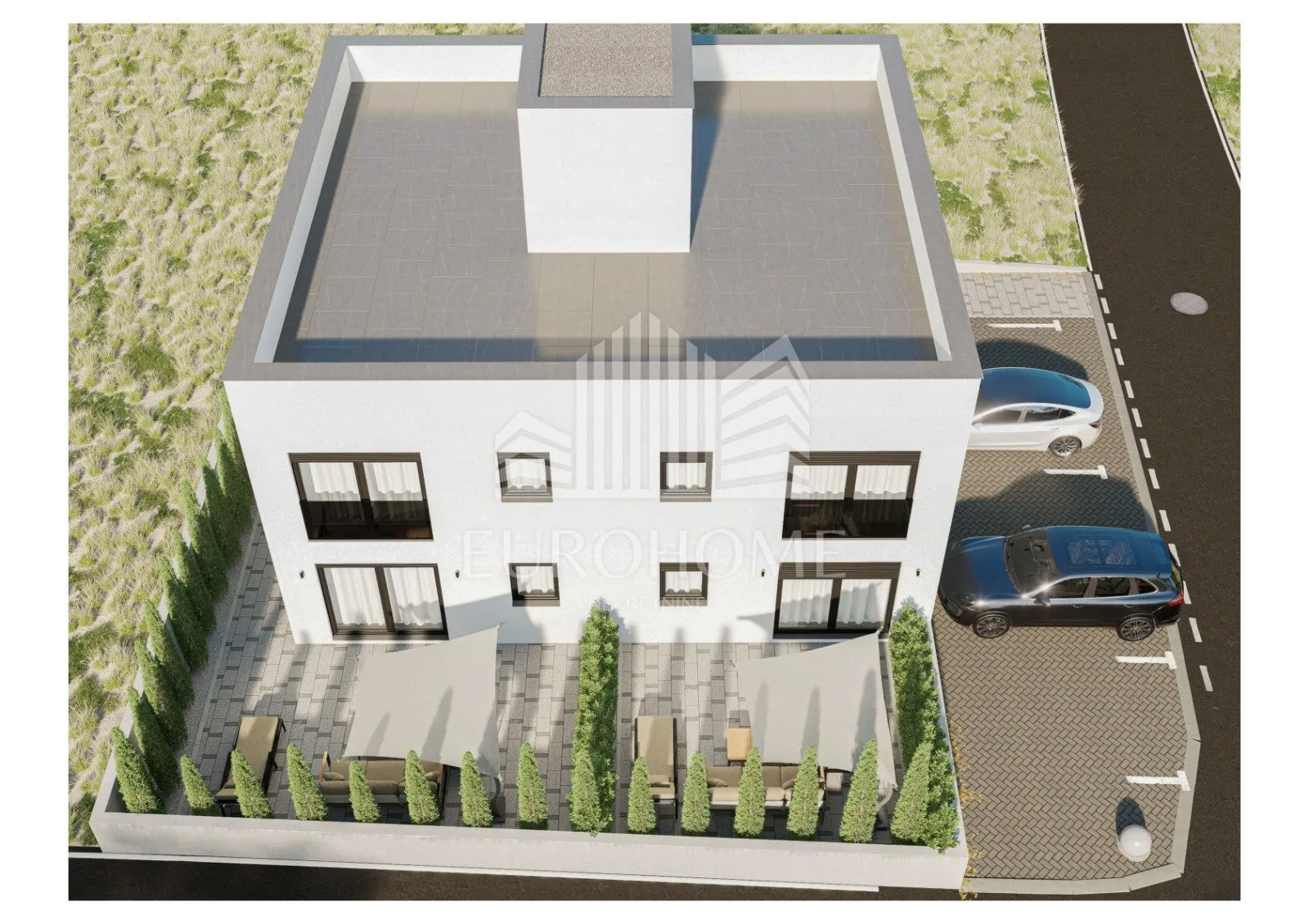trosoban stan s vrtom u novogradnji - vir, 49.48 m², 450 m od plaže - slika 3