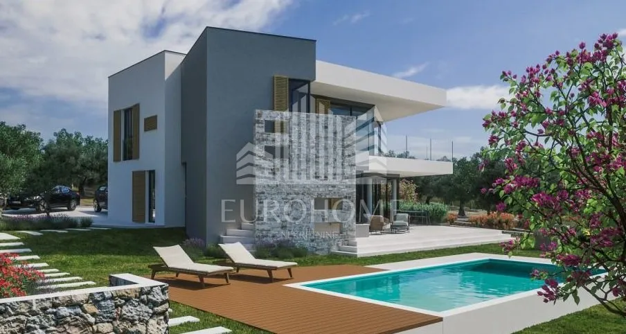 sveti filip i jakov, zemljište 906 m2 s projektom i pogledom na more - slika 3