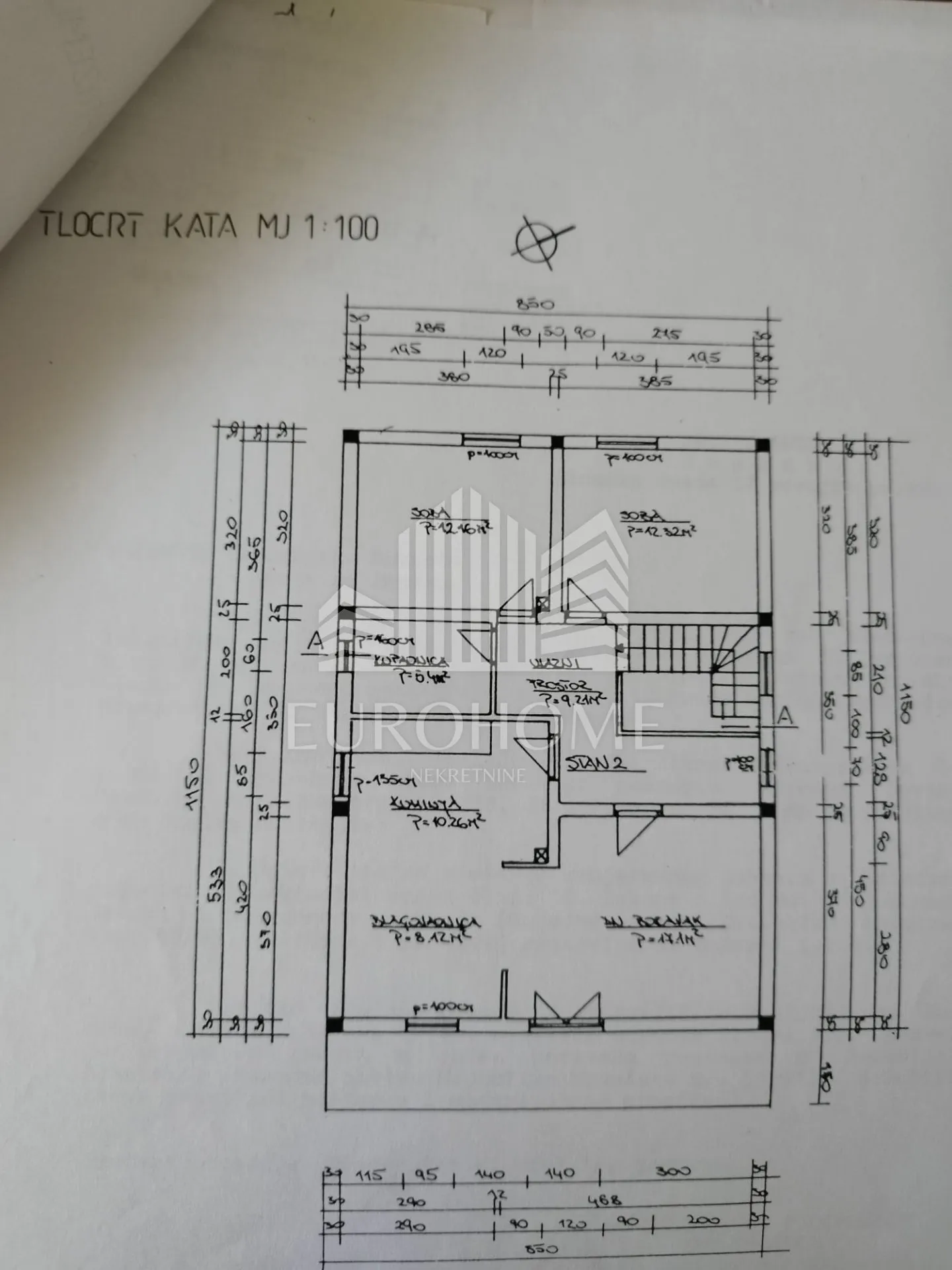 kuća sa dva stana svaki 100 m2, okućnica 700 m2, klara - slika 15