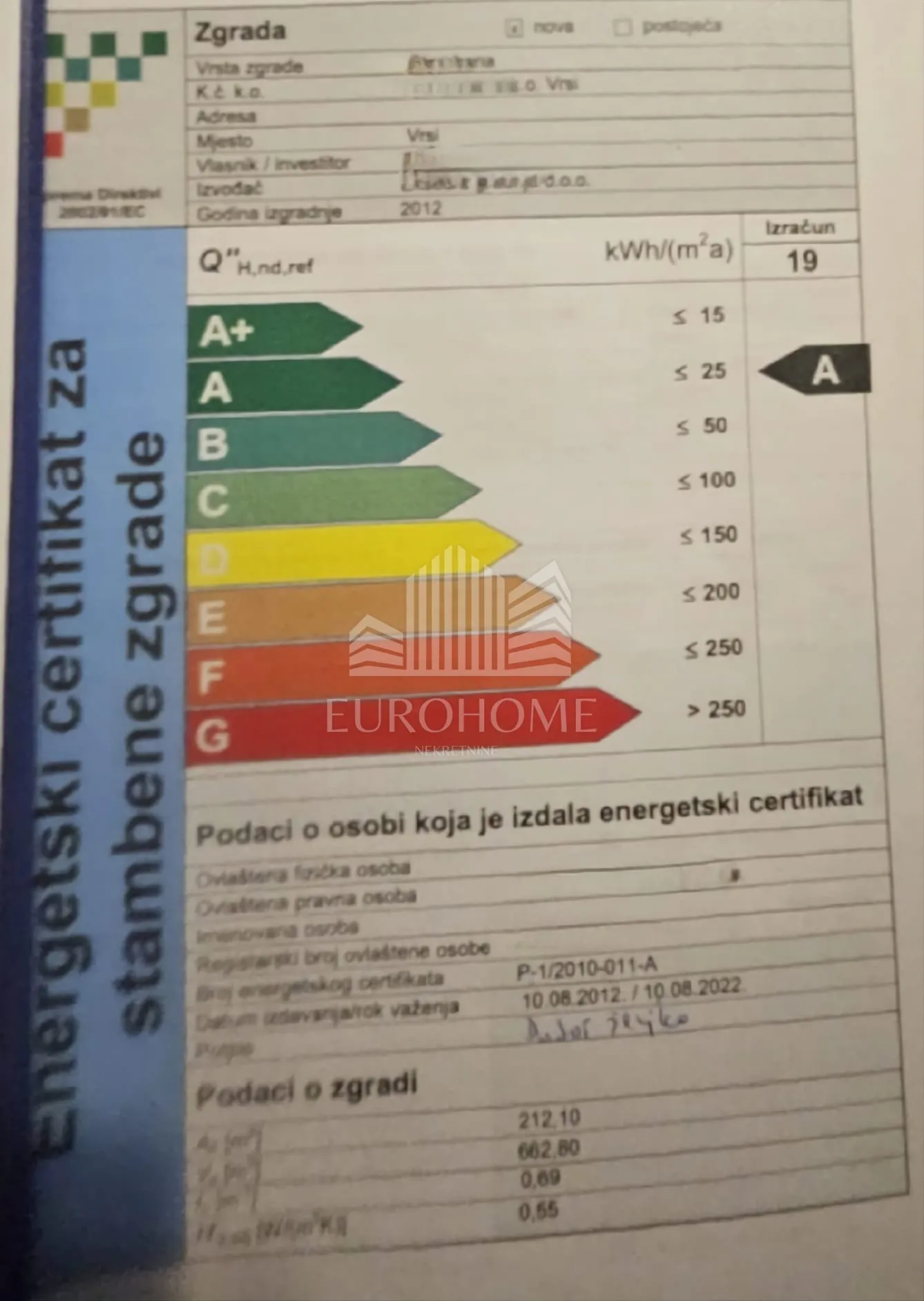 vrsi, prodaja troetažnog stana - slika 3