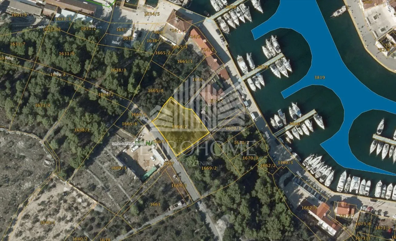 milna, građevinsko zemljište 50m od mora - slika 5