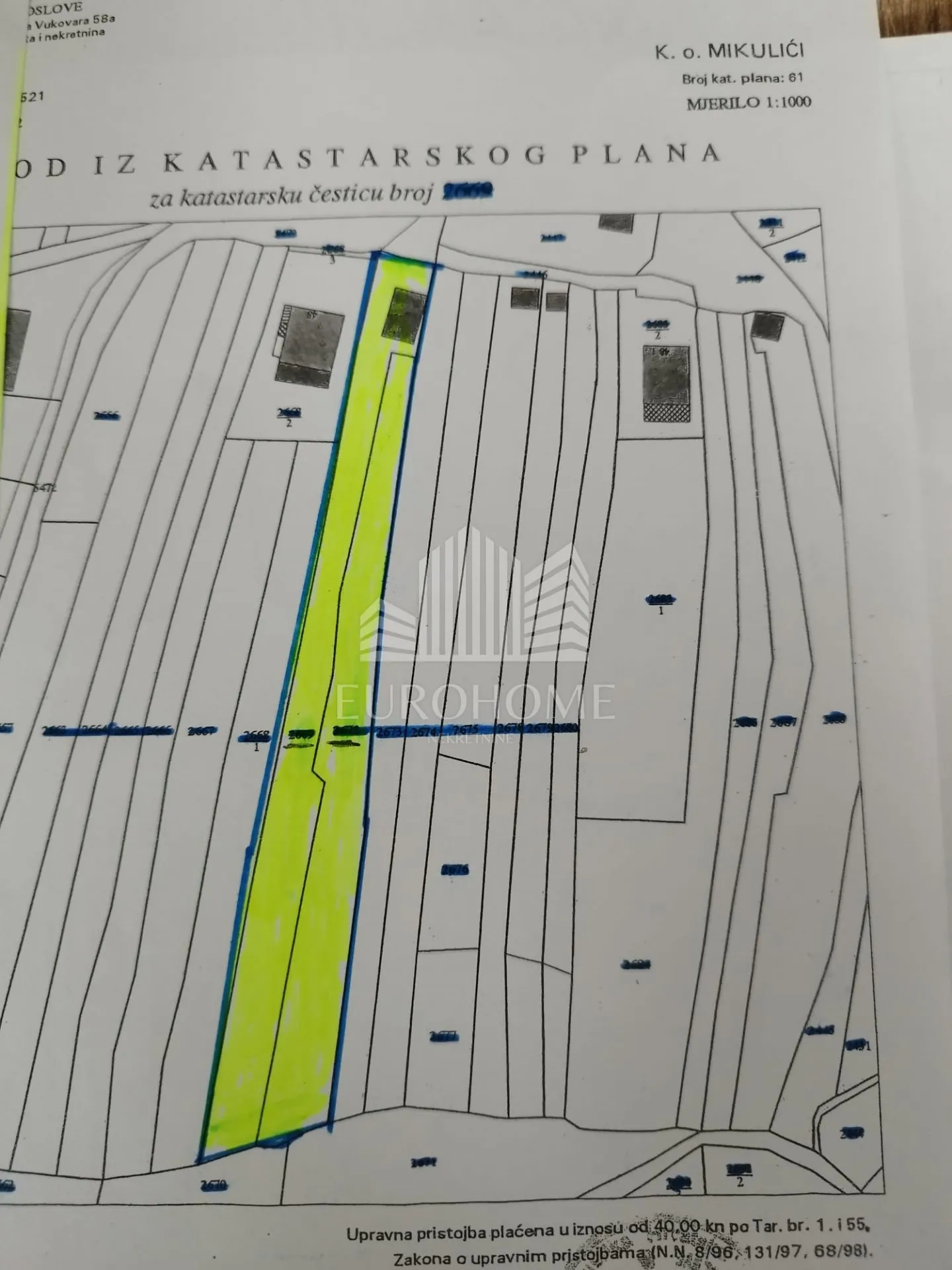 građevinsko zemljište 2000 m2,mikulići - slika 15
