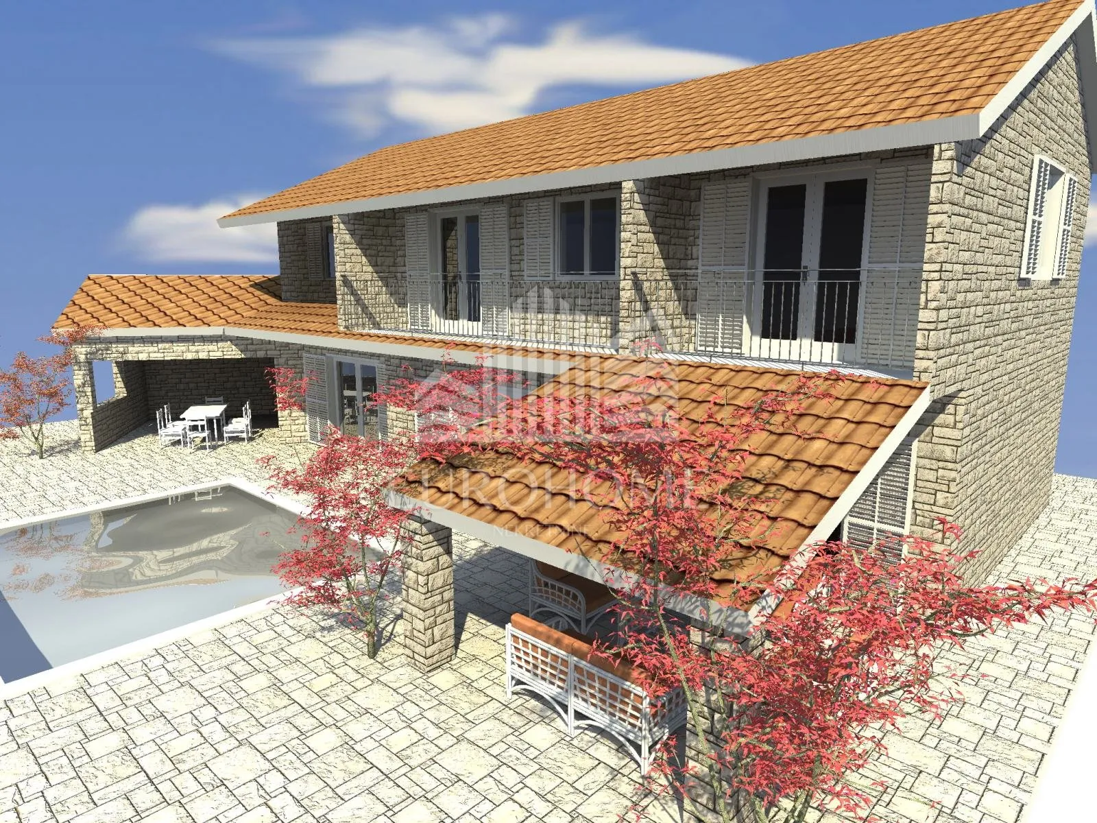 sevid-marina- građevinsko zemljište s projektom 1.500m2 - slika 4