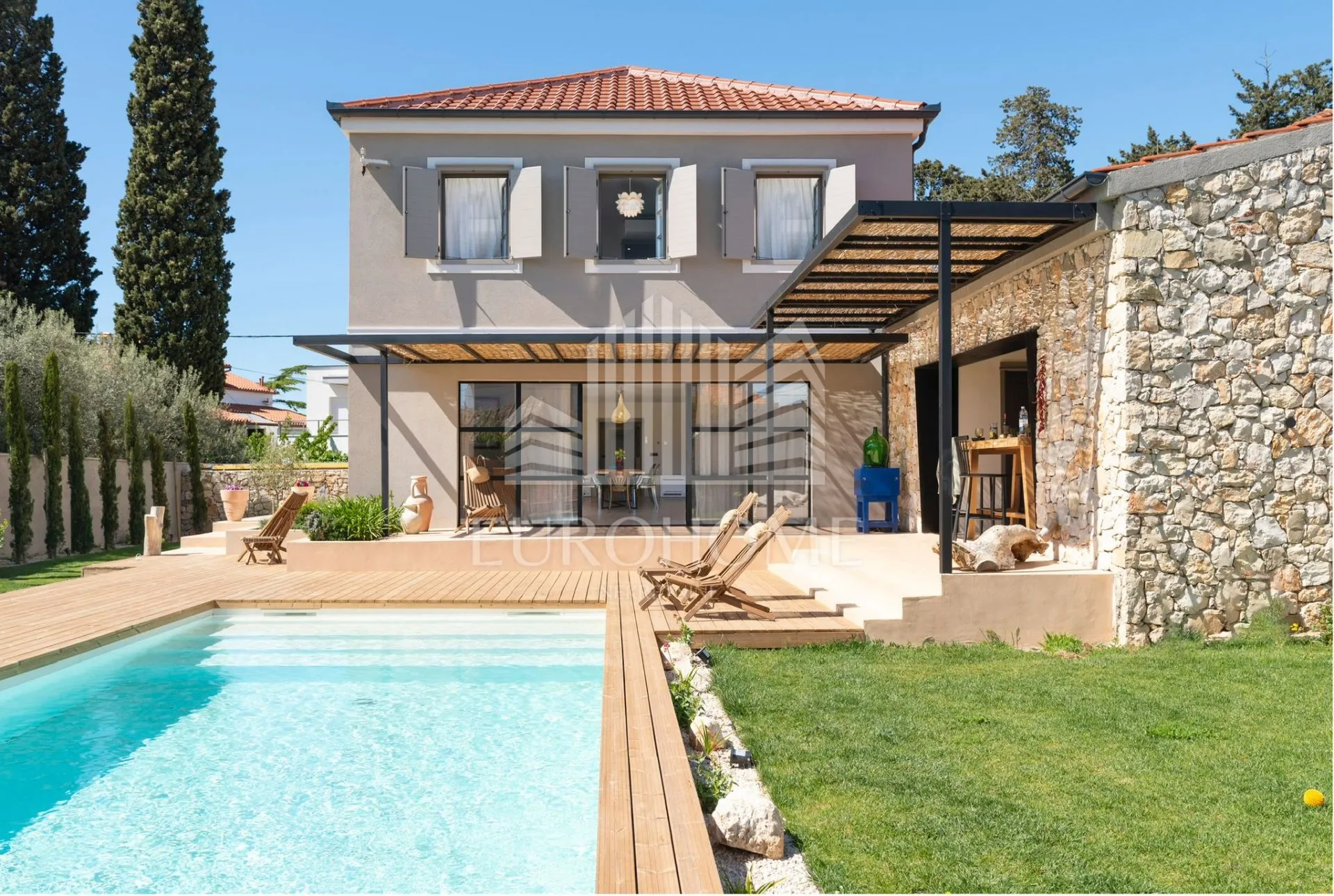 zadar, borik, casa sol, luxury villa with pool, rent - slika 2