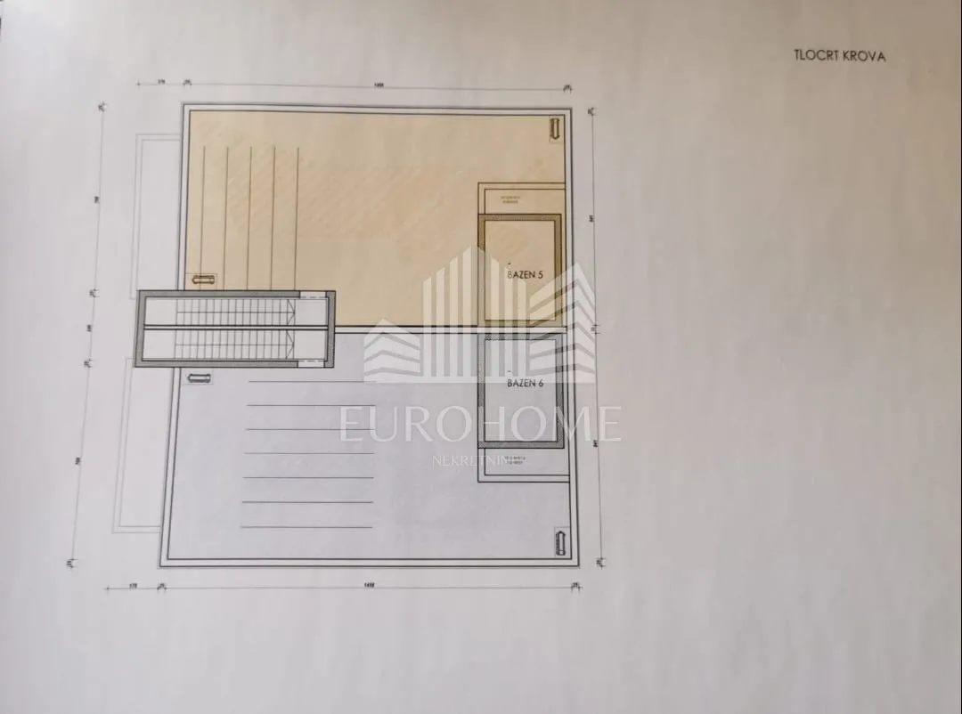 vinjerac, luksuzan penthouse odmah useljiv, 257m2, - prvi red do mora! - slika 15