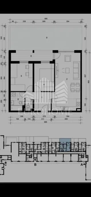 stan 105 m2, 3s - novogradnja, kod arena centra - slika 14