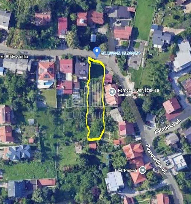 Građevinsko zemljište u zelenoj oazi Remeta – 930 m2 - Zagreb
