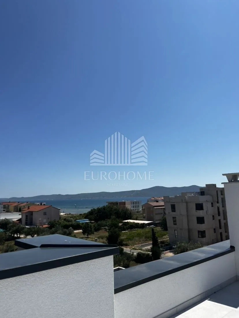 zadar,sukošan, penthouse s krovnom terasom i pogledom na more, 300 m od mora - slika 13