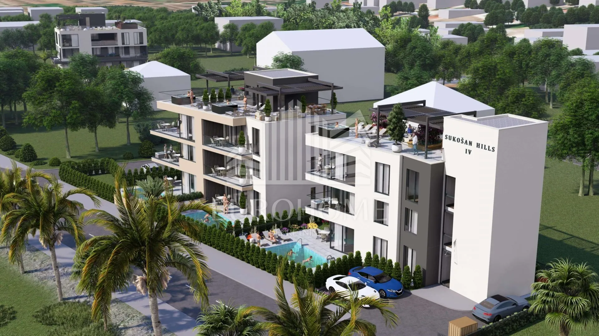 zadar, sukošan- trosoban stan u novogradnji uz more, 132m2 - slika 10