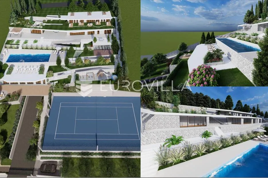 Šestanovac, građevinsko zemljište s dozvolom za jedinstveni projekt - Žeževica