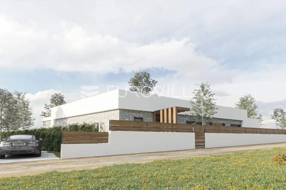 istra, barban - građevinsko zemljište s projektom i pravomoćnom građevinskom dozvolom - slika 3