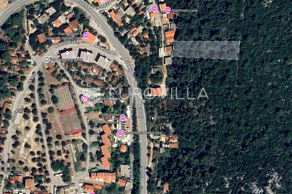 Slivno, Klek, građevinsko zemljište 1394 m² - Klek, Slivno