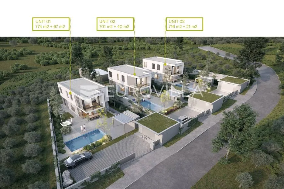 medulin, pomer, građevinsko zemljište 120m od mora, pogled more - slika 6