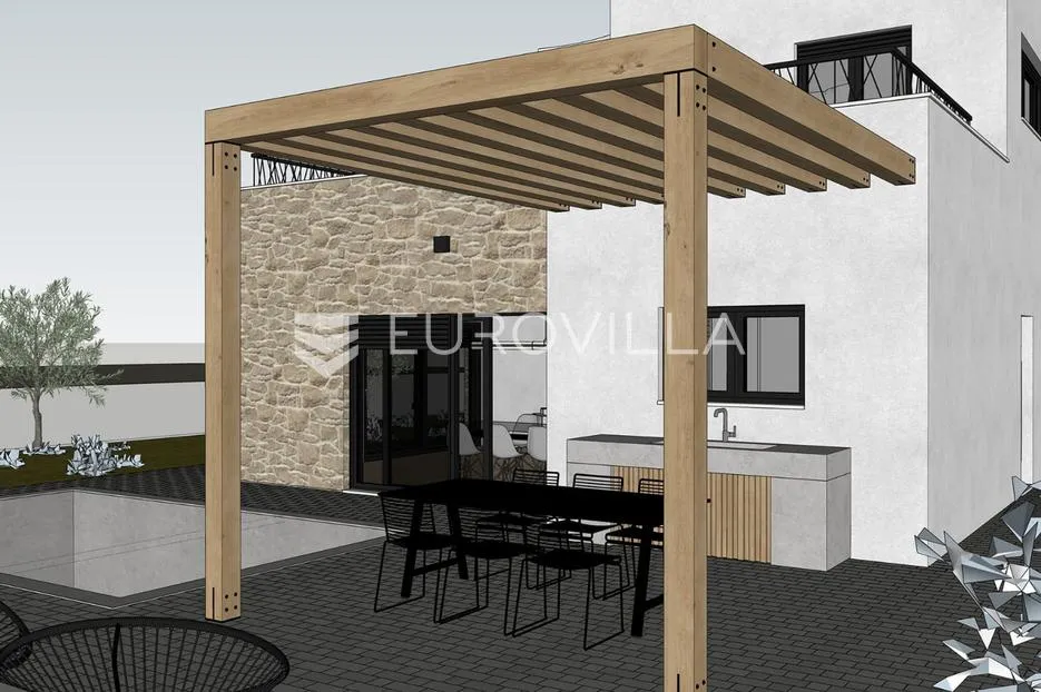 vodice, novogradnja, kuća s bazenom, 176,40 m² - slika 9