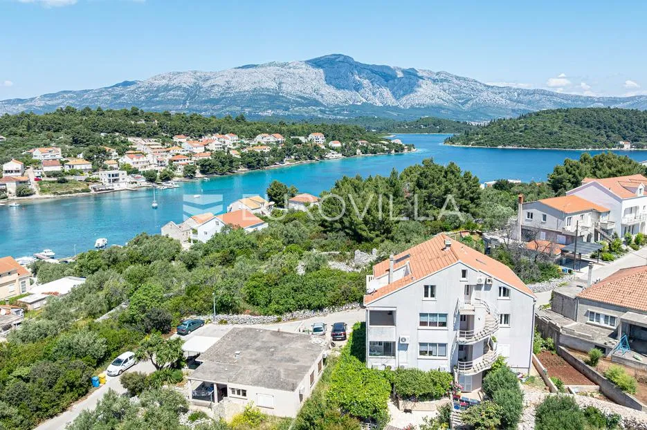 otok korčula, lumbarda, dvoetažni stan površine 127 m², 2 red uz more - slika 3