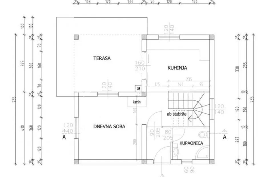 generalski stol, vikendica 133 m² s dvorištem od 300 m² - slika 36