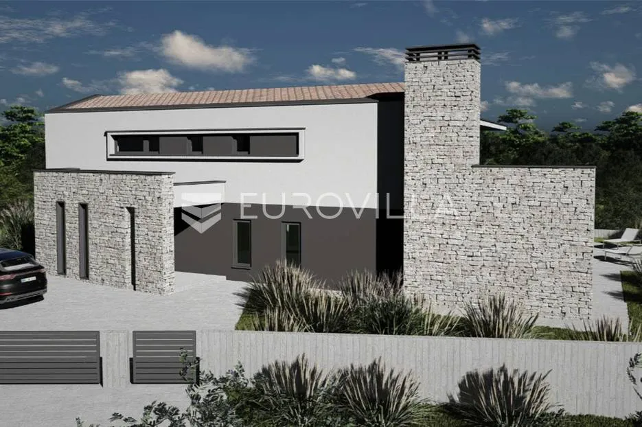 istra, okolica marčane - građevinsko zemljište 3040 m2 s gotovim projektom za 3 vile - slika 6
