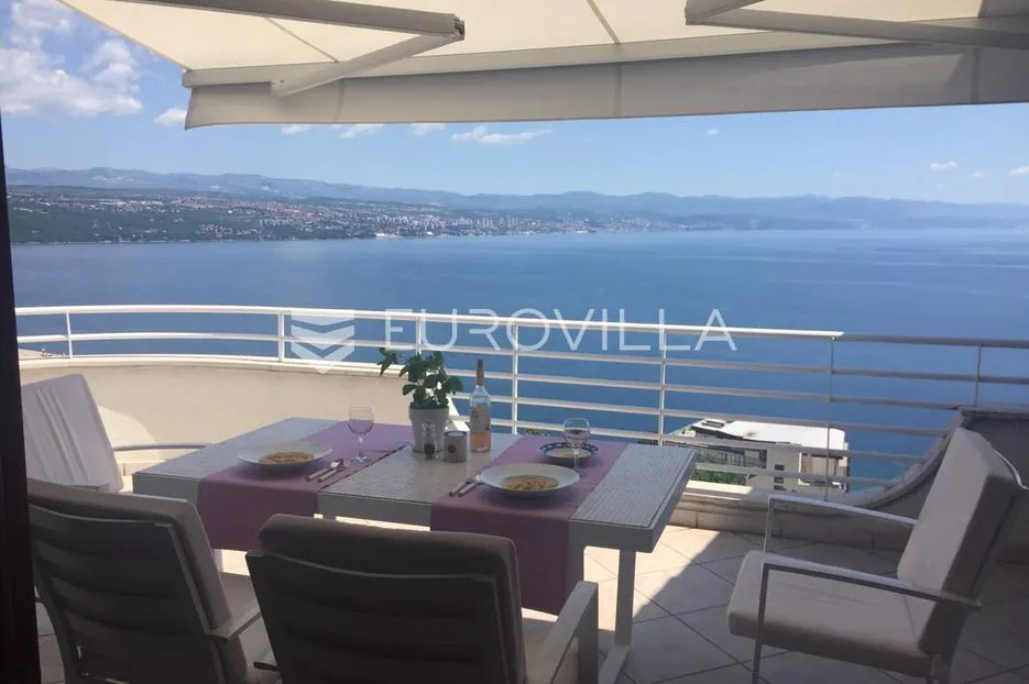 opatija, četverosobni dvoetažni penthouse s panoramskim pogledom na more - slika 8