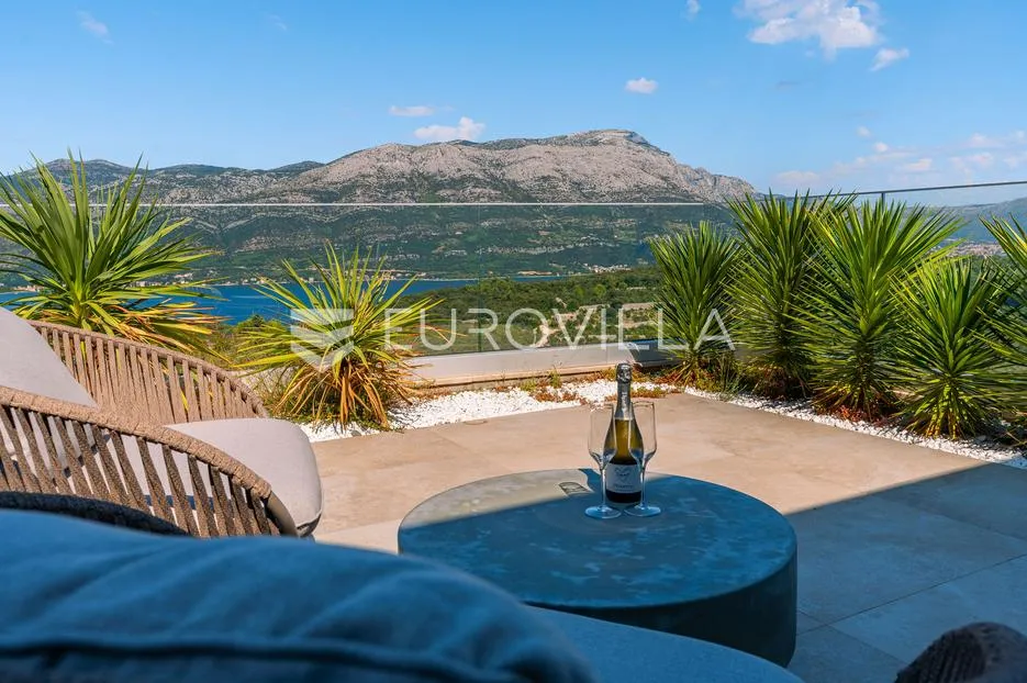 korčula, luksuzna obiteljska vila s otvorenim pogledom na more - slika 20