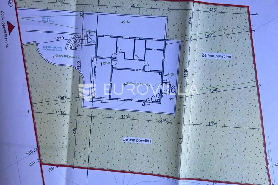 vodnjan, građevinska parcela 1230 m2 s pravomoćnom građevinskom dozvolom - slika 4
