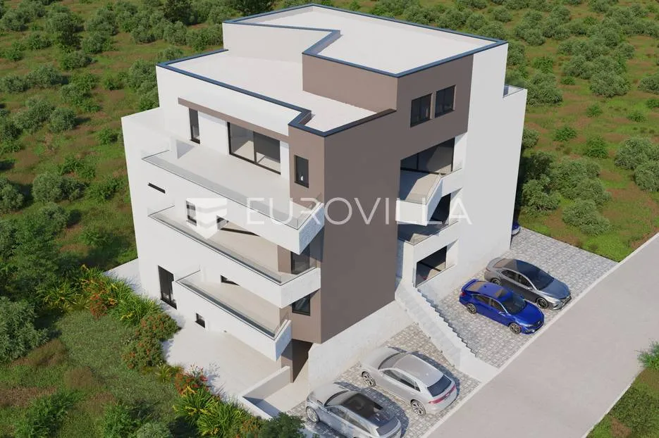 pag, mandre, trosoban stan 72 m² na 3. katu sa terasom 37,60 m², novogradnja - slika 12