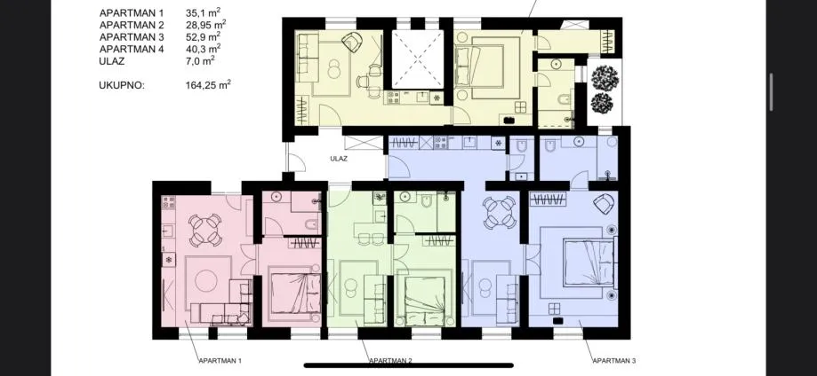 vlaška ulica, peterosoban stan 164.25 m² podrum 100 m² - slika 9