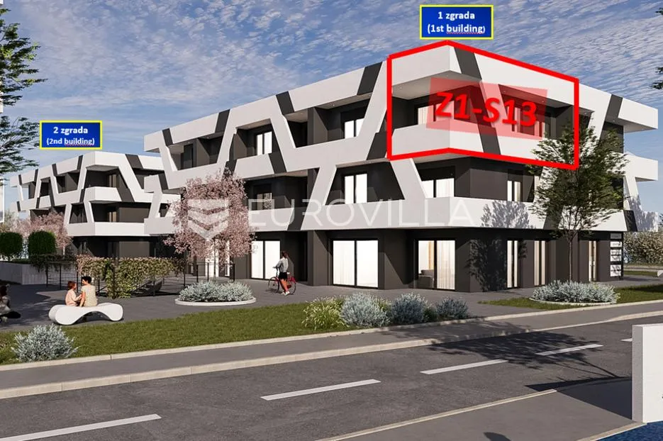 pula, veli vrh - novogradnja 1ss sa loggiom i garažnim pm - slika 7
