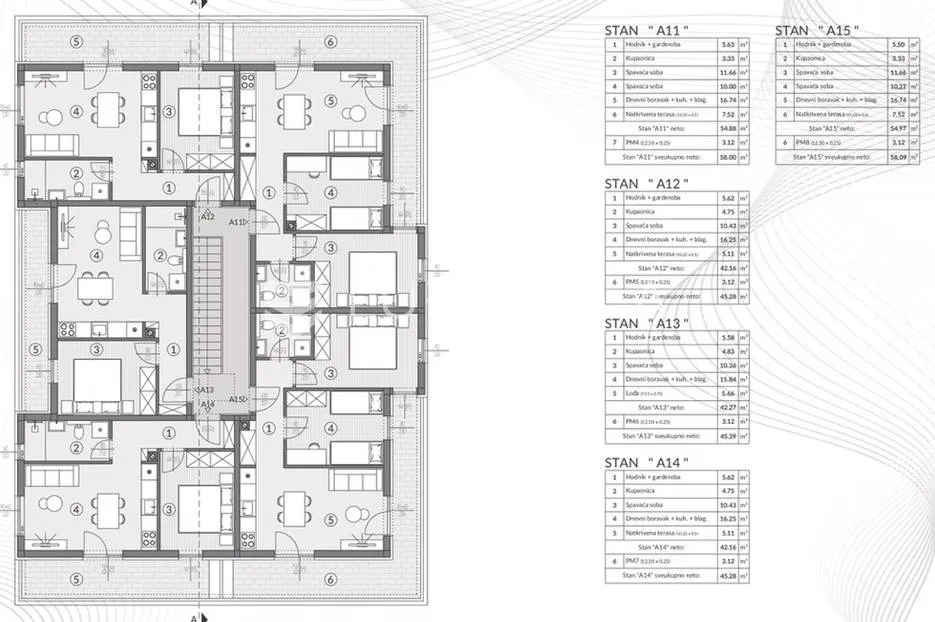 pula, šikići, jednosoban stan, parking, novogradnja - slika 9