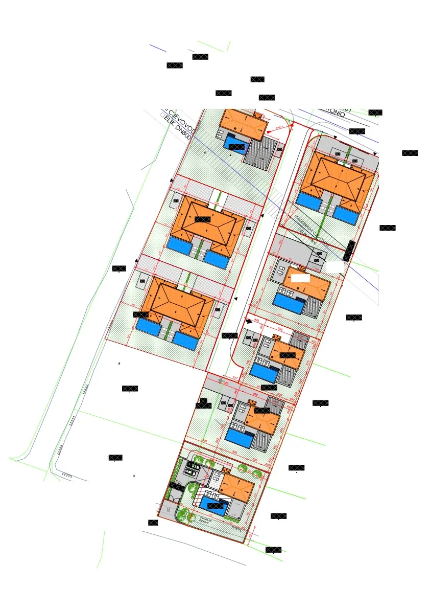 istra, vodnjan, projekt građevinskog zemljišta za 8 villa - 8200m2, pogled brijuni - slika 6