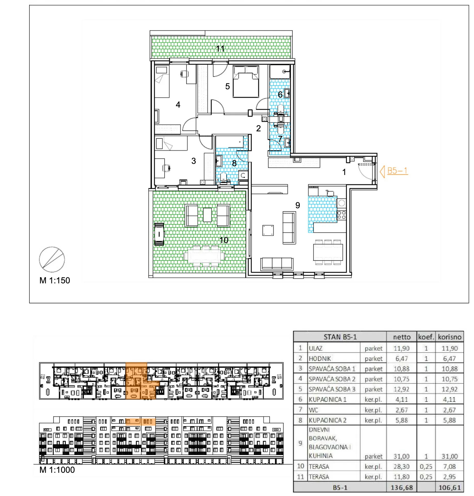velika gorica, moderan četverosoban stan u novogradnji, 107 m² - slika 6