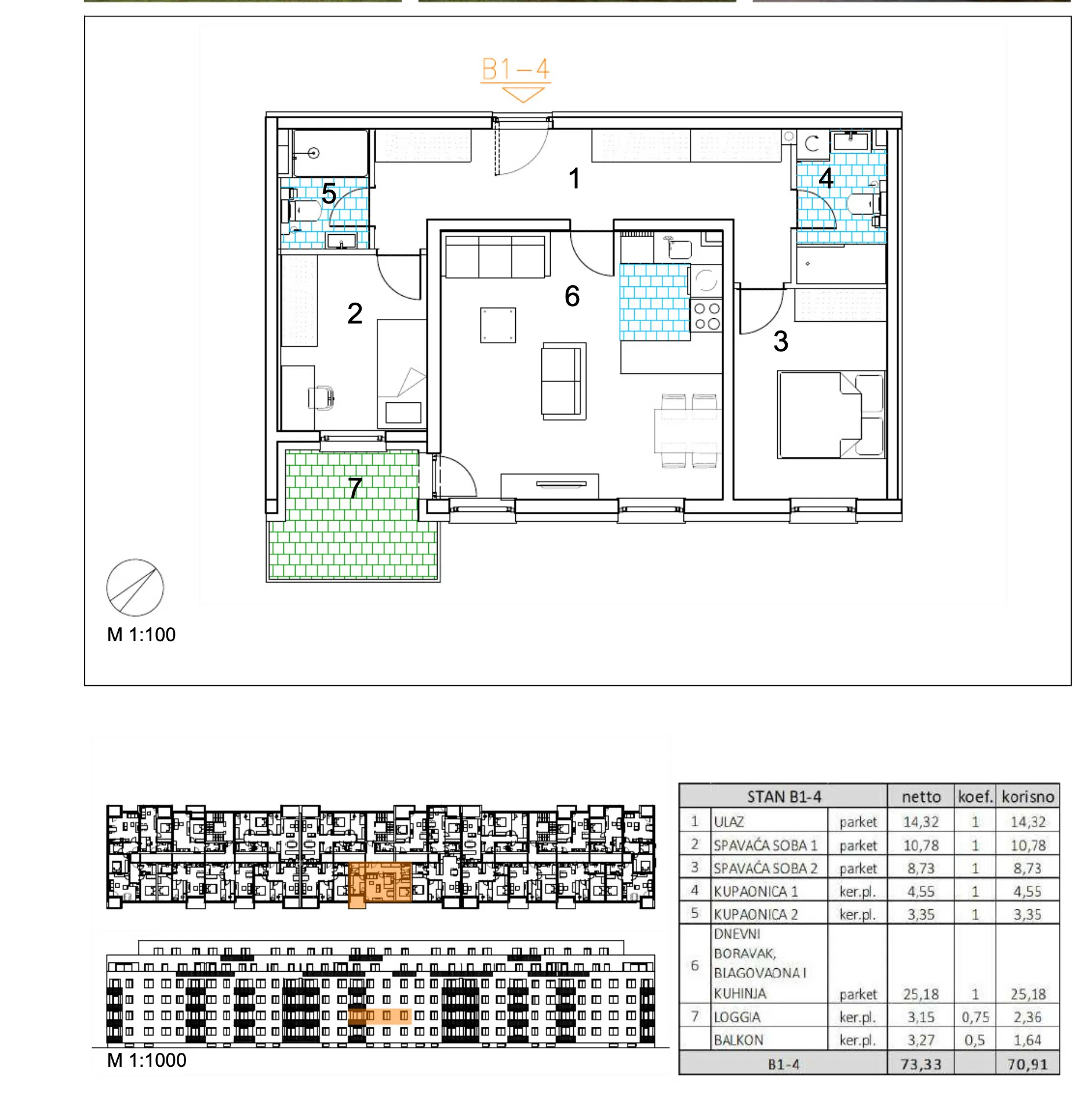 velika gorica, moderan trosoban stan u novogradnji, 71 m² - slika 6