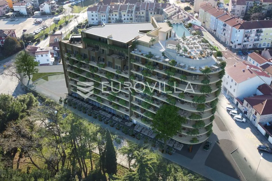 istra, umag, green tower residence, dvosoban apartman s terasom na 4. katu - slika 22