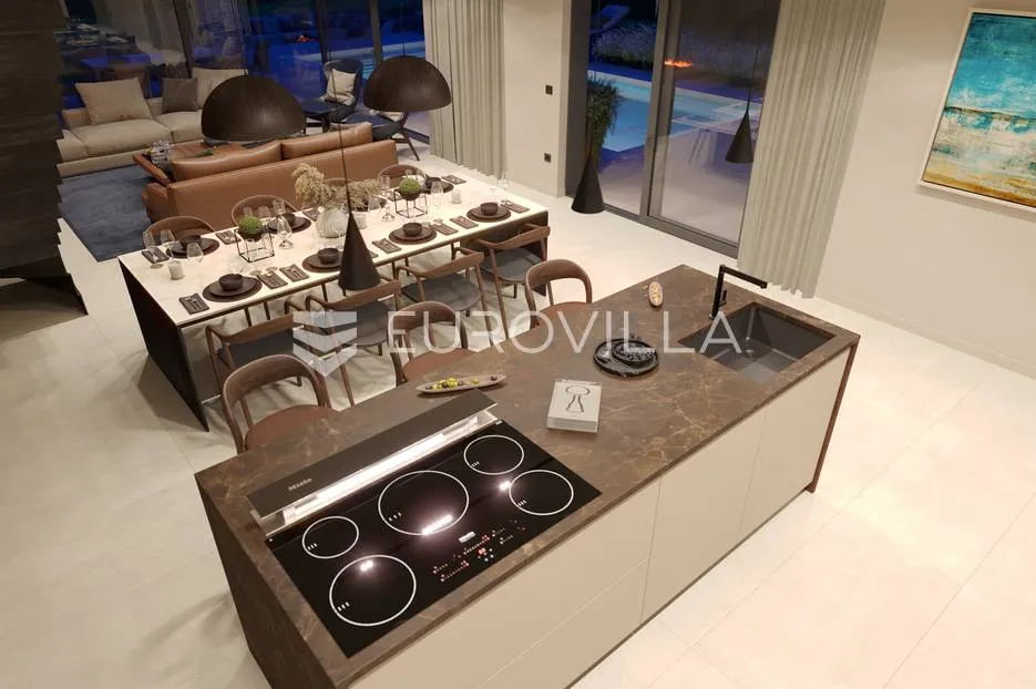bratovići, poreč, moderna vila s bazenom, u izgradnji - slika 20