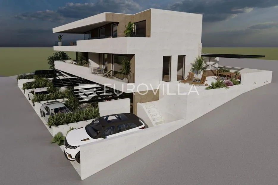 čiovo, okrug, penthouse s panoramskim pogledom na more - slika 4