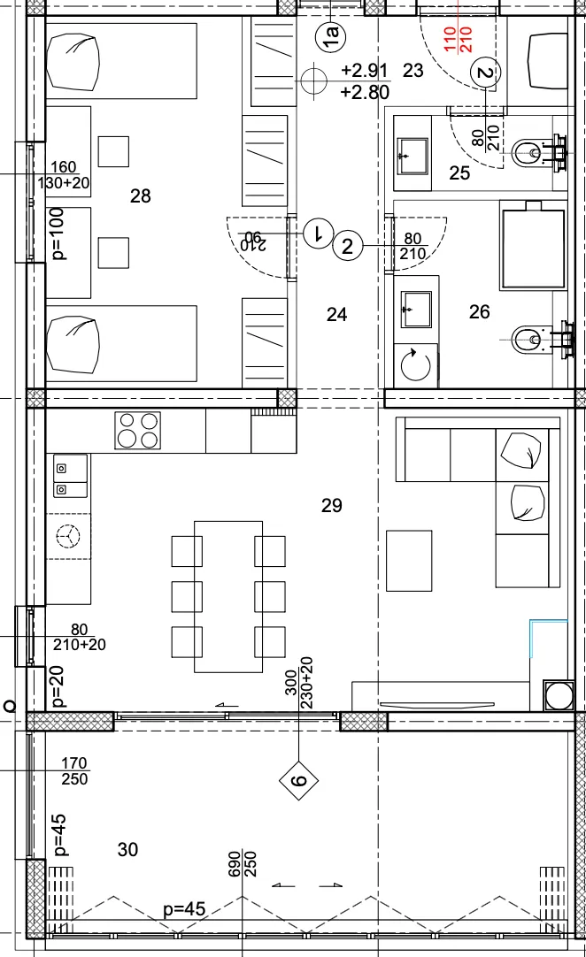 sveta nedelja, atraktivan trosoban stan s 2 parkirna mjesta novogradnja 88 m² - slika 8