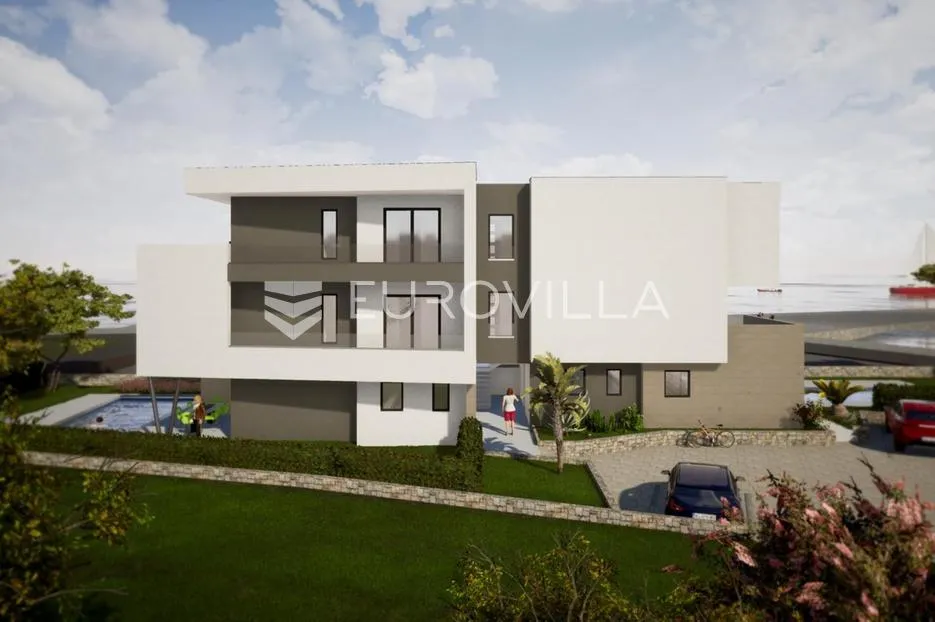 krk, njivice, luksuzan stan u novogradnji u prvom redu do mora 140 m² - slika 10