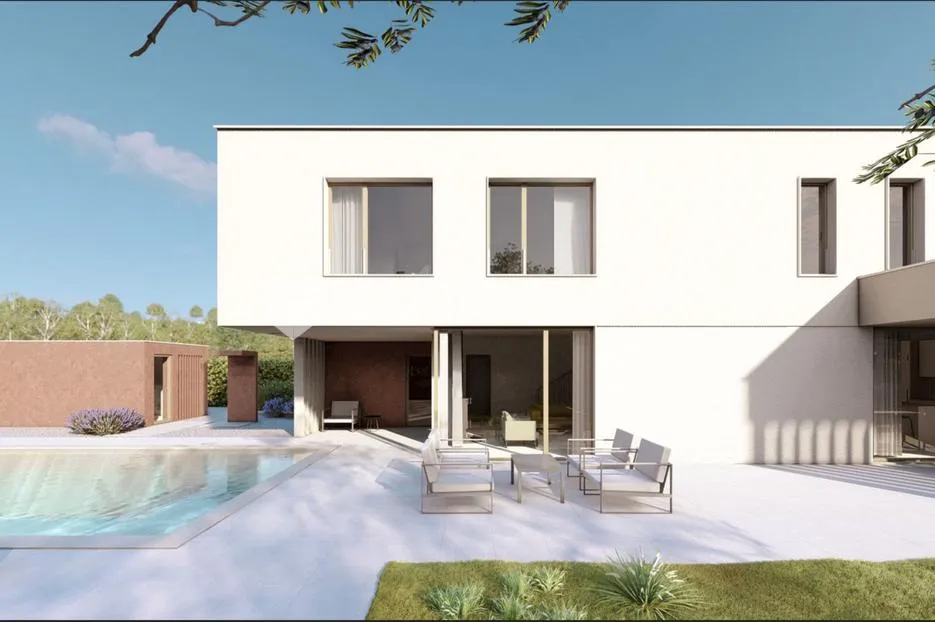 istra, labin - vrhunska moderna villa c, grijani bazen 48 m2, 2386 m2 uređene okućnice - slika 14