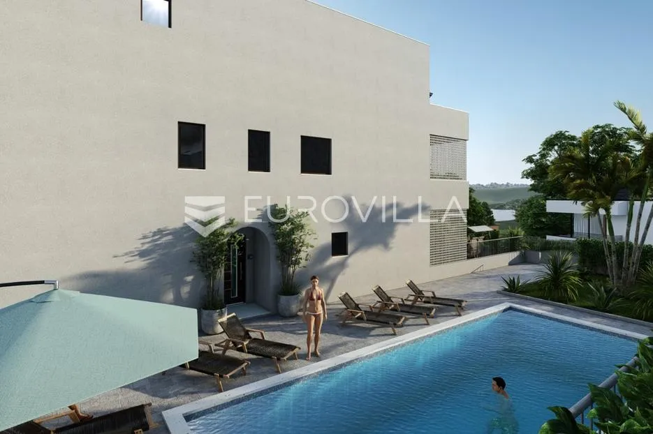 trogir, slatine, drugi red do mora, jednosoban stan u prizemlju površine 65 m², s1 - slika 7