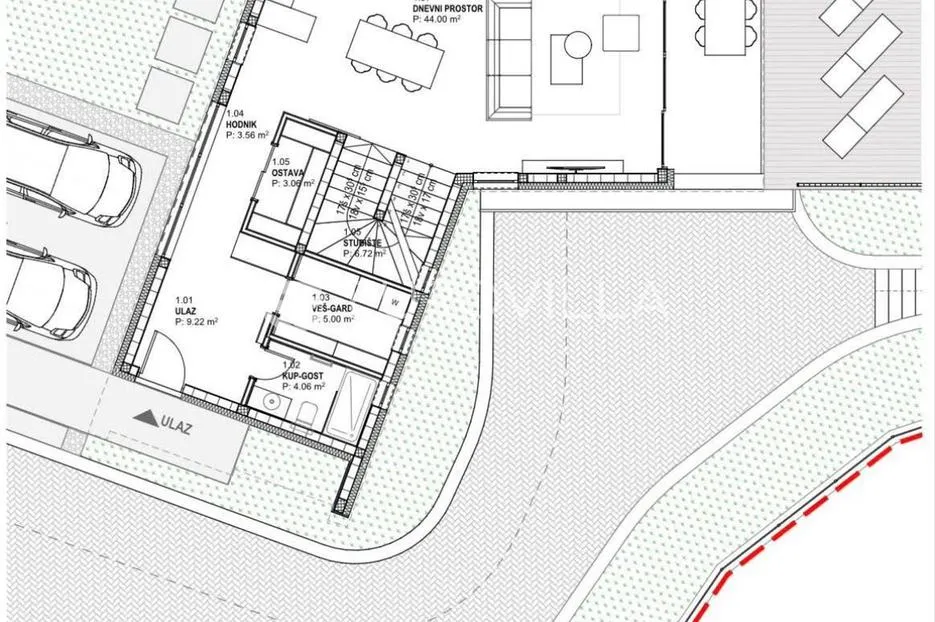 istra, hum, građevinsko zemljište sa projektom i građevinskom dozvolom - slika 5