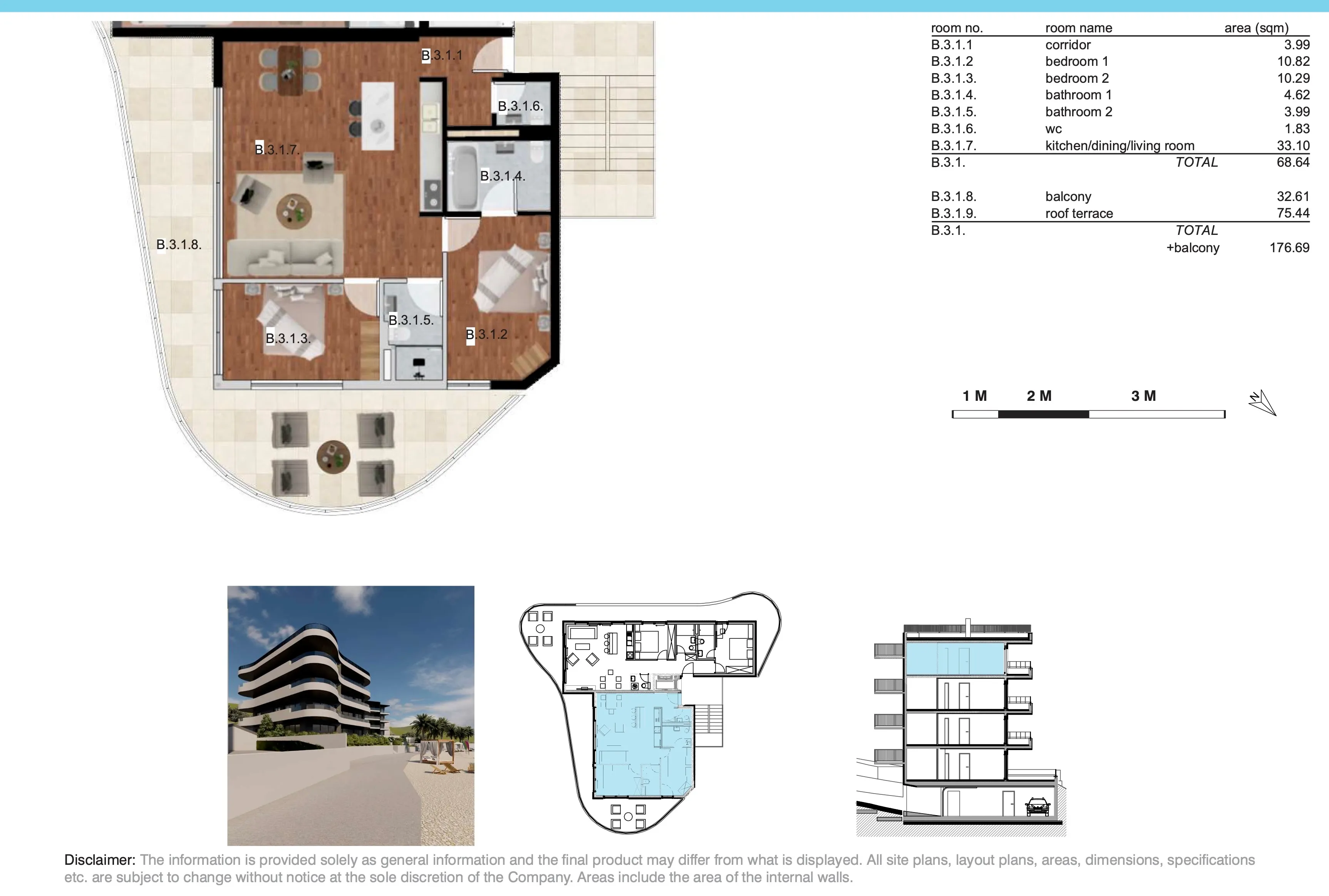 okolica trogira, luksuzni penthouse direktno na plaži - slika 7