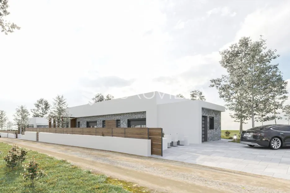 istra, barban - prostrano građevinsko zemljište s projektom i pravomoćnom građevinskom dozvolom - slika 2
