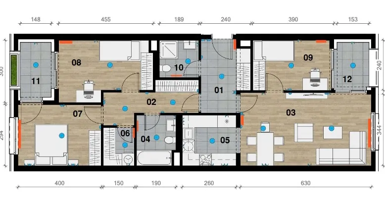 zagreb, črnomerec, vrhunska novogradnja, četverosoban stan površine 93 m² - slika 10