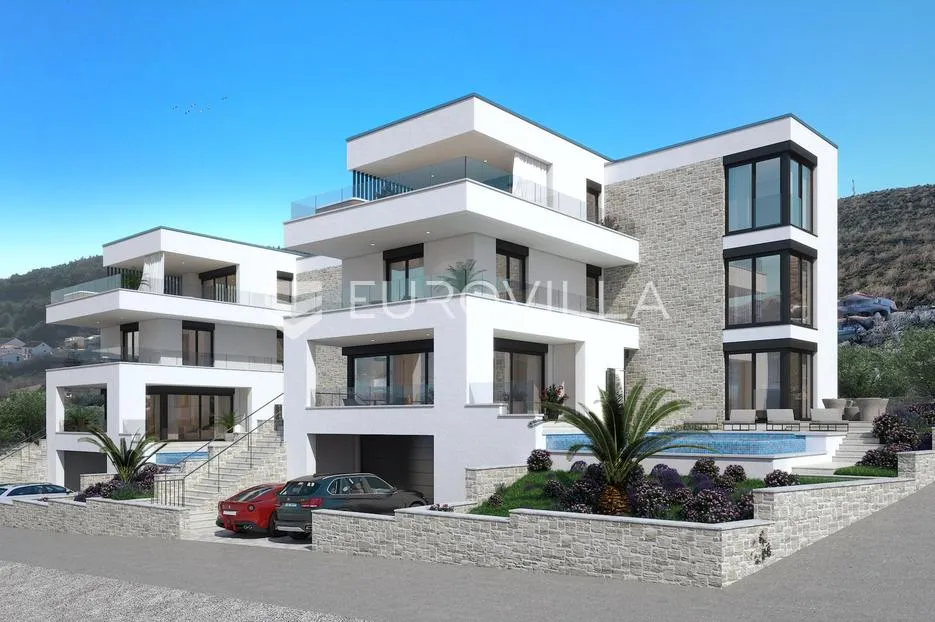 zadar, vinjerac, luksuzna vila u prvom redu uz more - slika 8