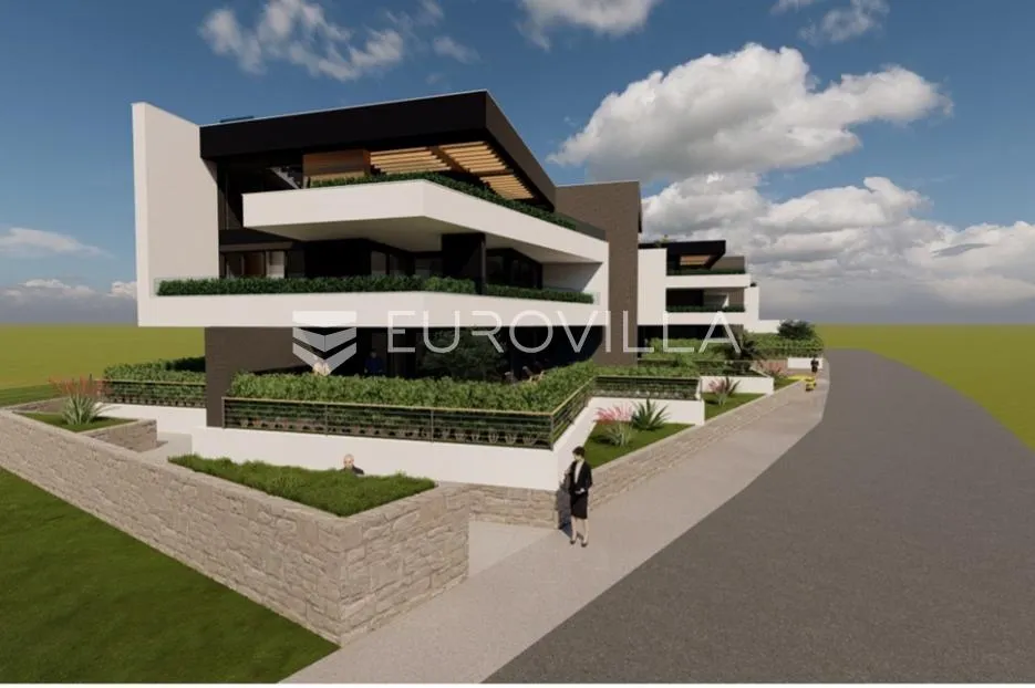 zadar, nin, građevinsko zemljište s projektom na izvrsnoj lokaciji - slika 3