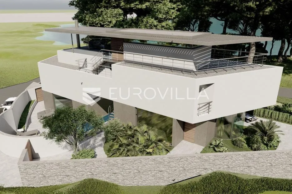 zadar pridraga građevinsko zemljište 700 m2 prvi red uz more - slika 3