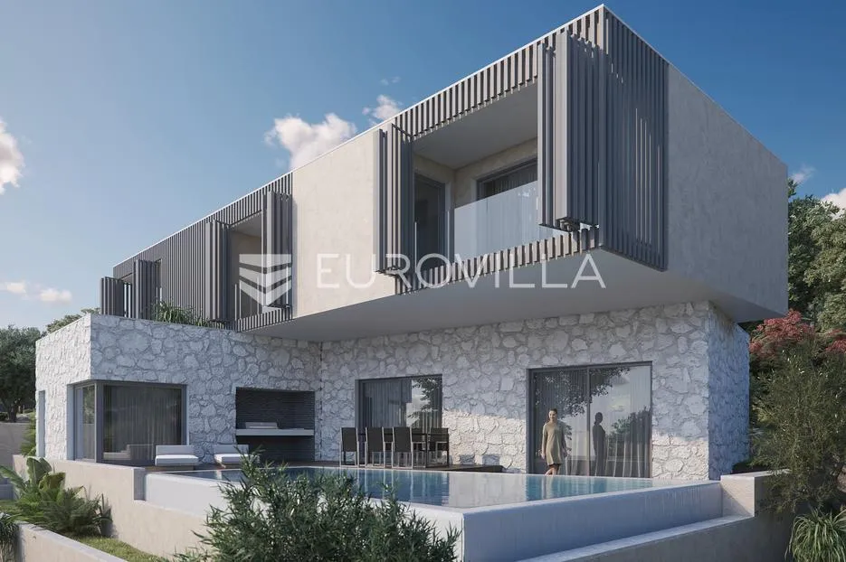 kali, otok ugljan, građevinsko zemljište s pravomoćnom građevinskom dozvolom, 604 m² u blizini mora - slika 2