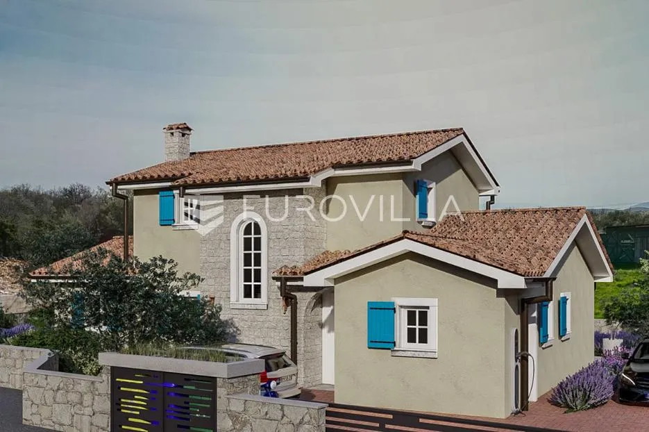 krk, lindrići, prekrasna mediteranska vila s bazenom i pogledom na more - slika 11