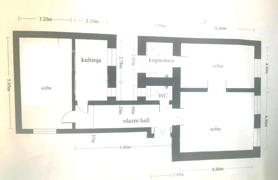 strogi centar pješačka zona trosoban stan 86 m² - slika 24