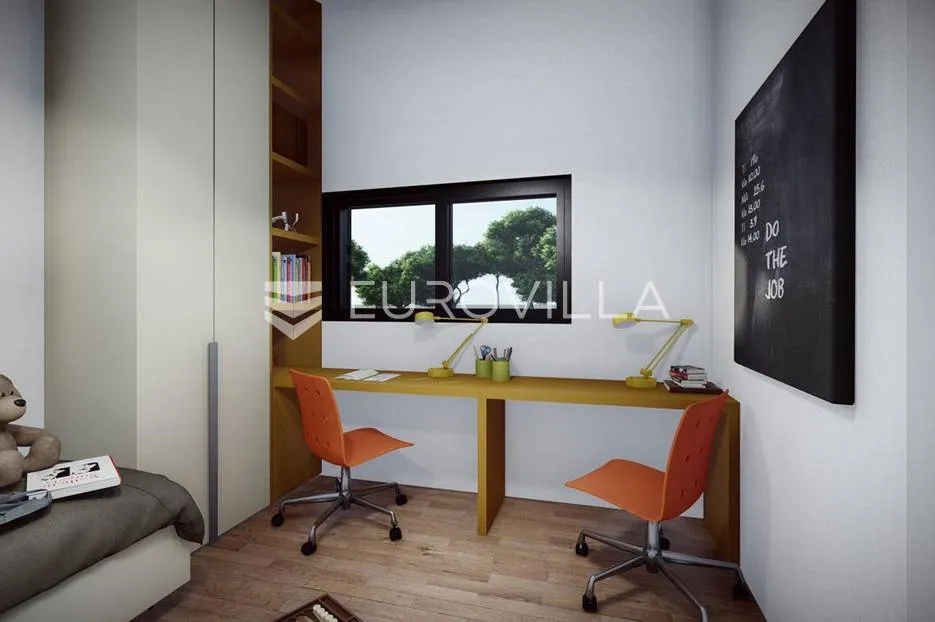 poreč, kuća b3 u nizu 117 m2, moderan stambeni projekt, mogućnost bazena, pogled na more - slika 9